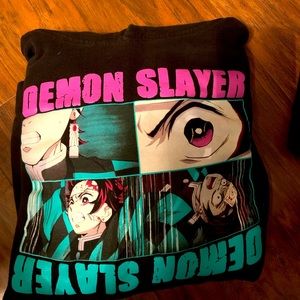 DEMON SLAYER HOODIE XL, no damage, worn, hot topic